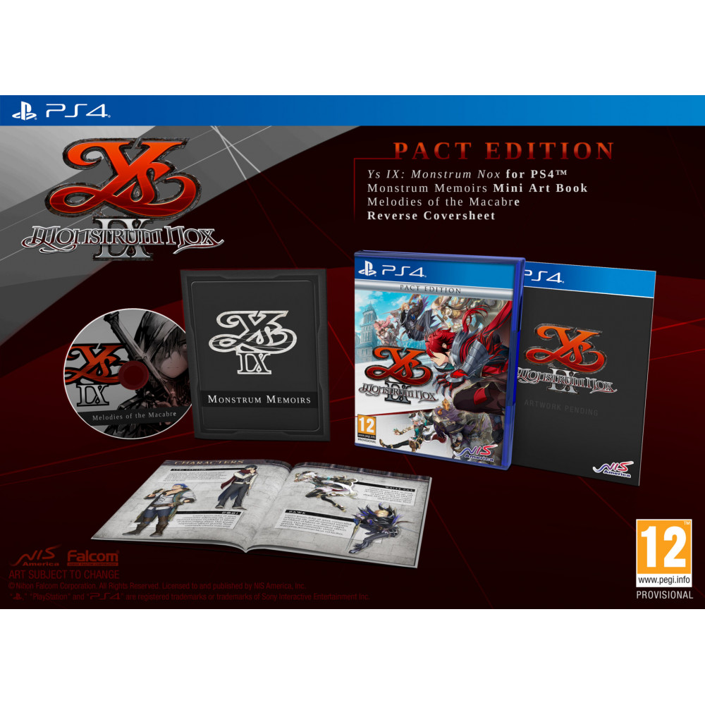 Ys IX: Monstrum Nox - Pact Edition [PS4, английская версия]