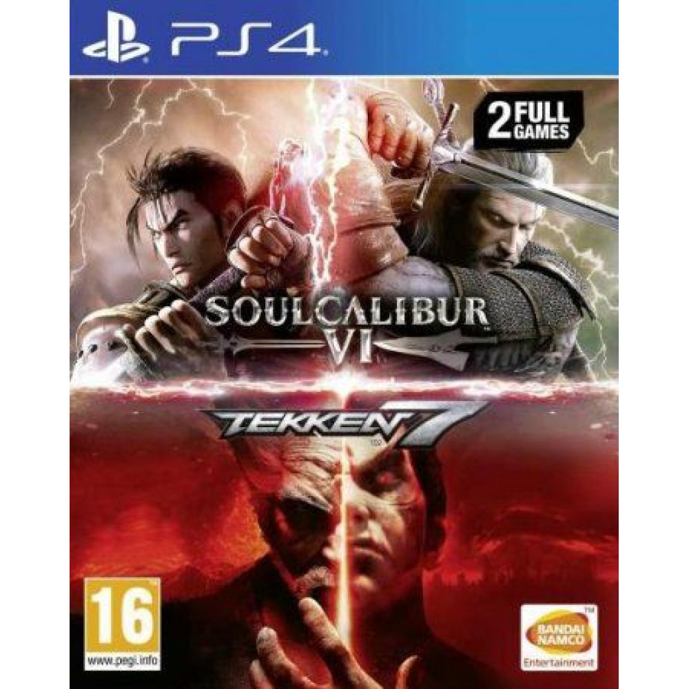 Tekken 7 (с поддержкой PS VR) & Soul Calibur VI - Double Pack [PS4, русские субтитры]