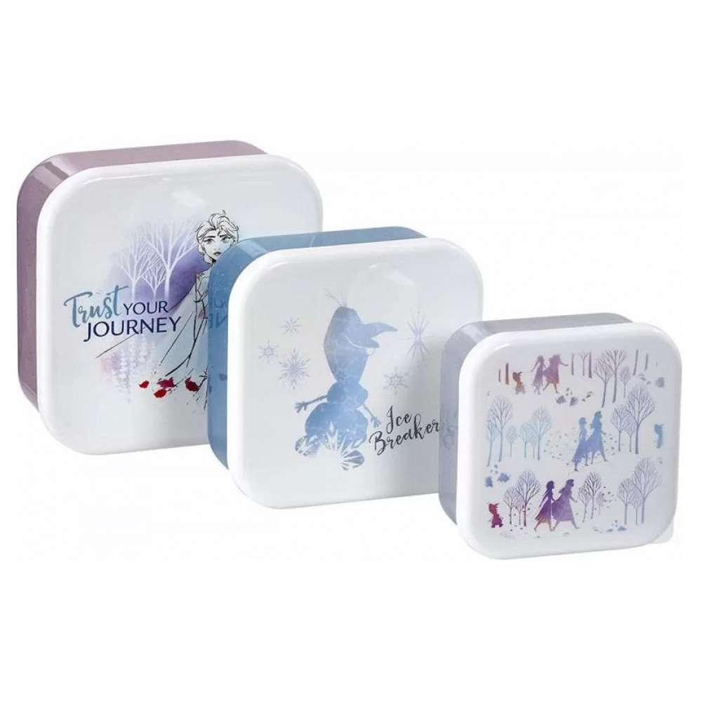 Набор контейнеров для хранения продуктов Funko Frozen 2 Fearless Trust Your Journey 3шт UT-FR06283