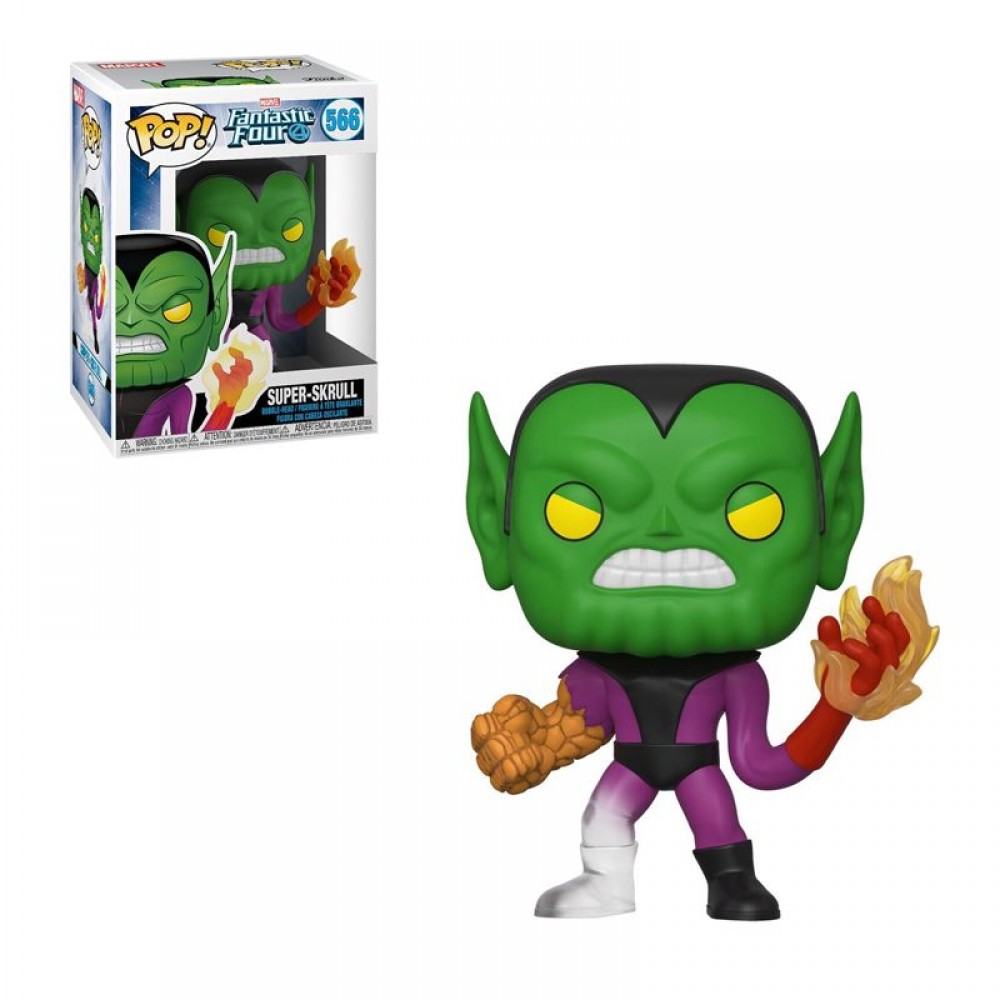 Фигурка Funko POP! Bobble: Marvel: Fantastic Four: Super:Skrull 44994