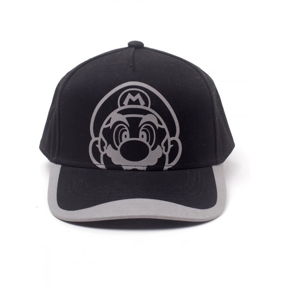 Бейсболка Difuzed: Nintendo: Super Mario Reflective Print Curved Bill Cap BA284106NTN