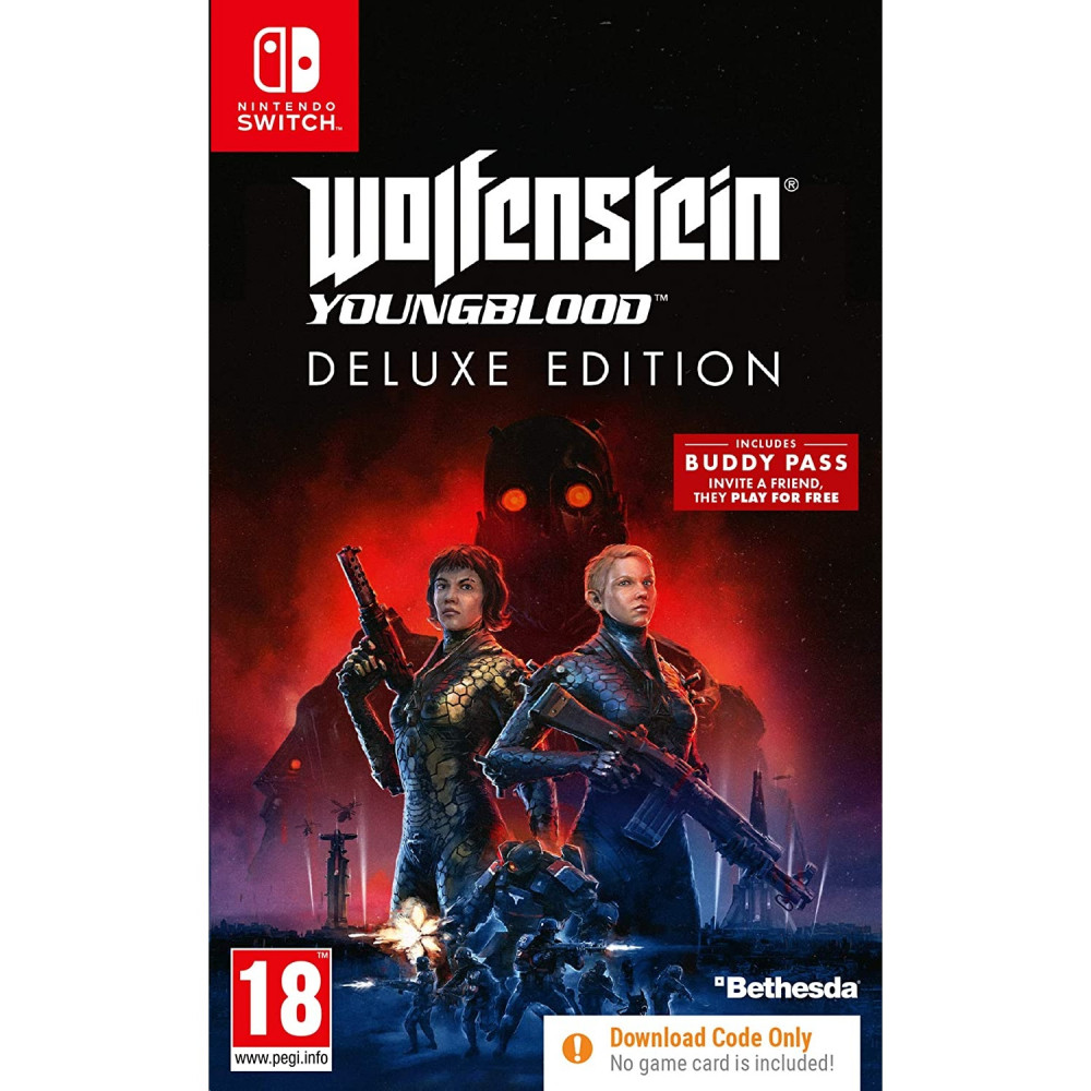 Wolfenstein: Youngblood - Deluxe Edition (Includes Buddy Pass) [Nintendo Switch, русская версия]